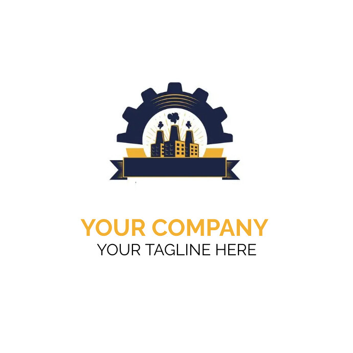 Manufacture Logo in 2023 | Logo Logotyp template